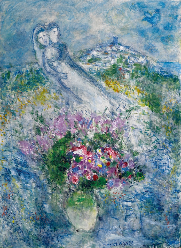 LES FLEURS DE VENCE  by Marc Chagall