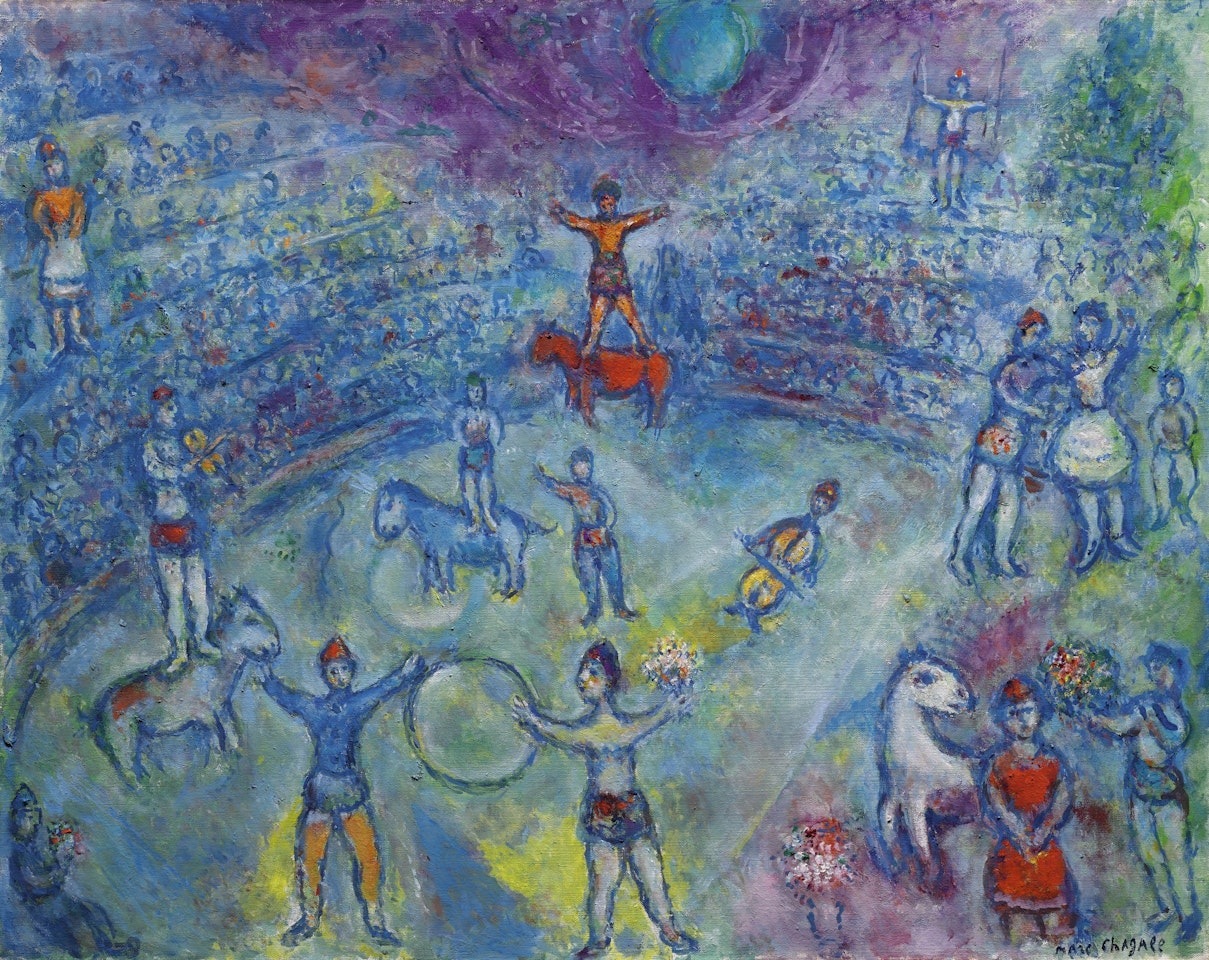 SCÈNE DE CIRQUE by Marc Chagall