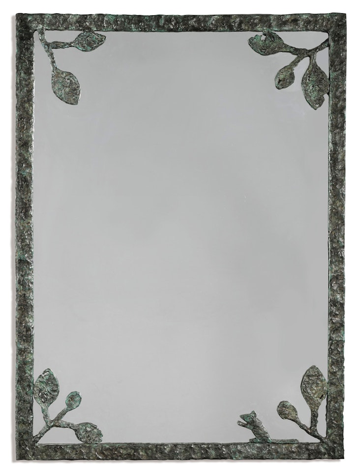 MIROIR AUX FEUILLES ET À LA SOURIS by Diego Giacometti