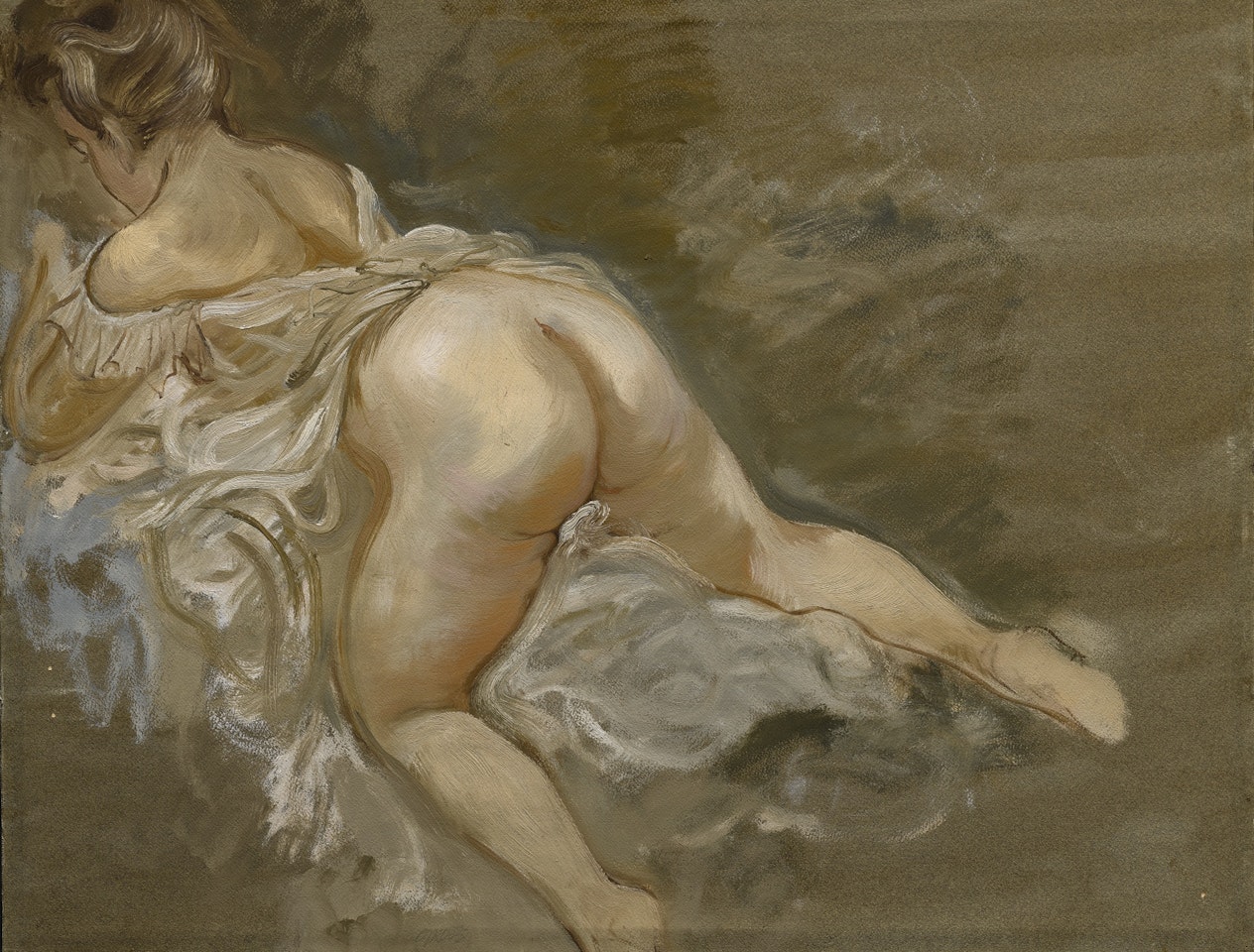 AKT (NUDE) by George Grosz