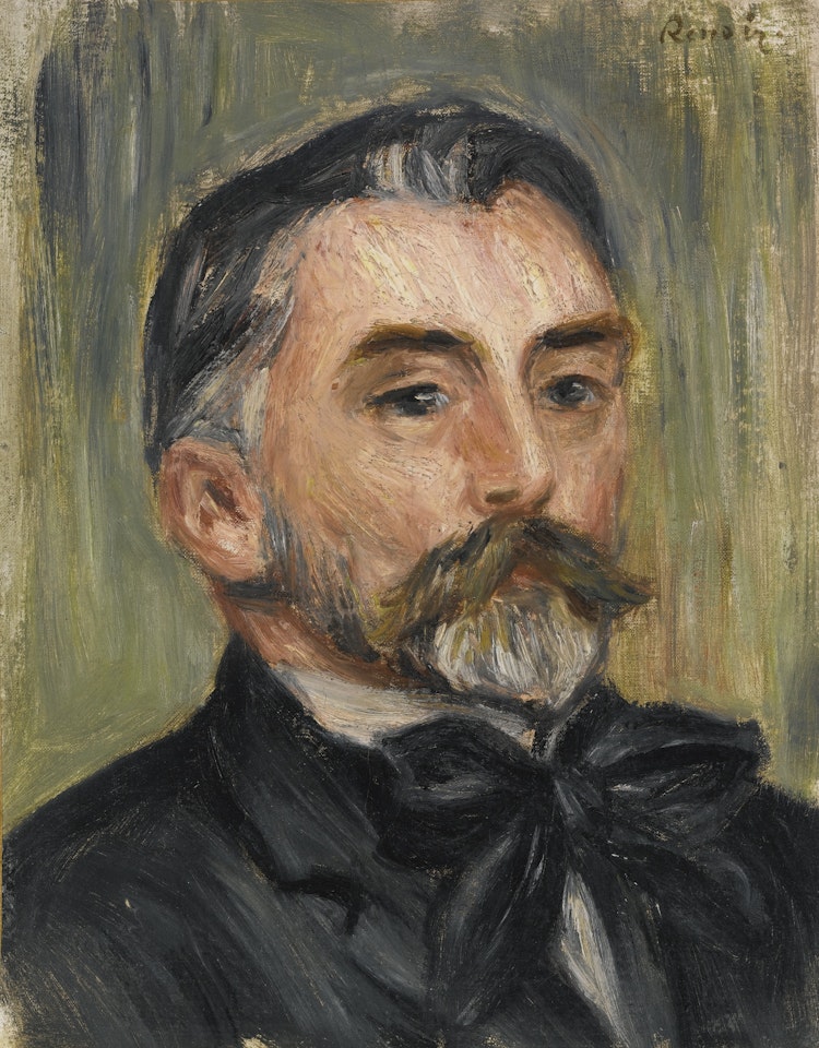 PORTRAIT DE STÉPHANE MALLARMÉ by Pierre-Auguste Renoir