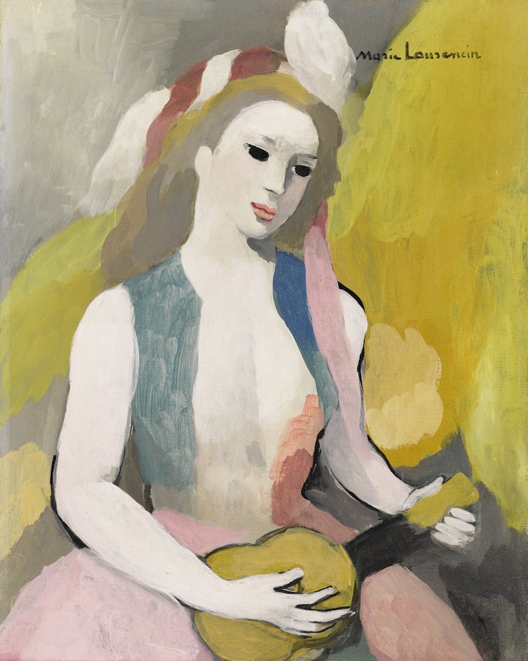 JEUNE FILLE by Marie Laurencin