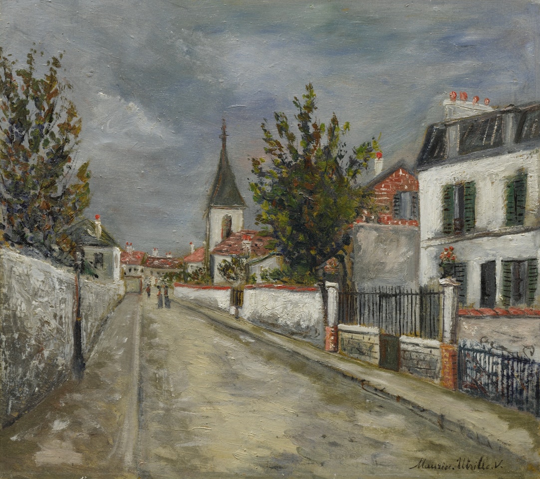 ÉGLISE D'EAUBONNE (VAL D'OISE) by Maurice Utrillo