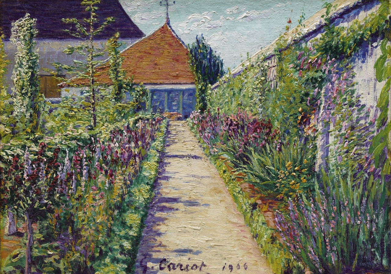 L’ALLÉE FLEURIE by Gustave Cariot