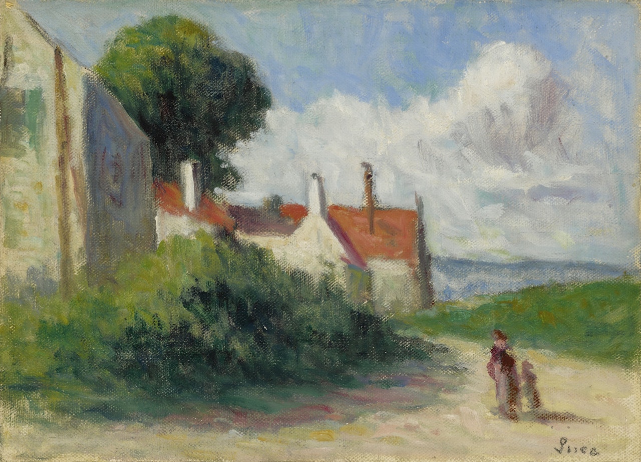 PAYSAGE À ASQUIN-SOUS-VÉZELAY by Maximilien Luce