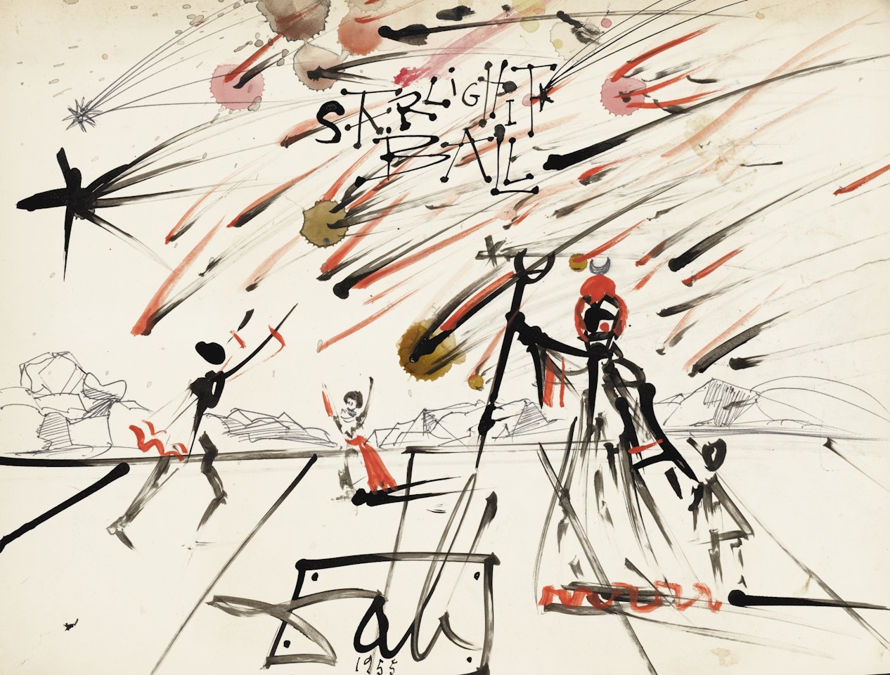 STARLIGHT BALL by Salvador Dali