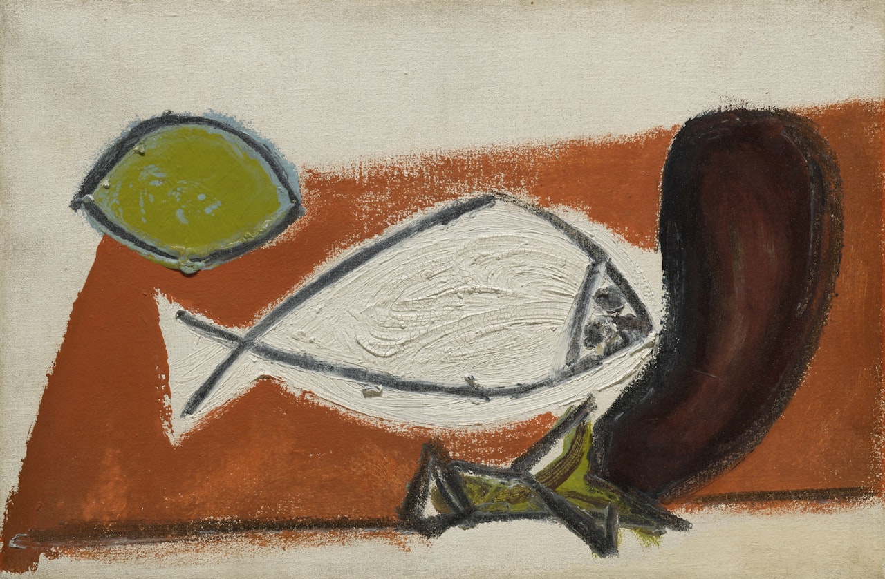 CITRON, POISSON, AUBERGINE by Pablo Picasso