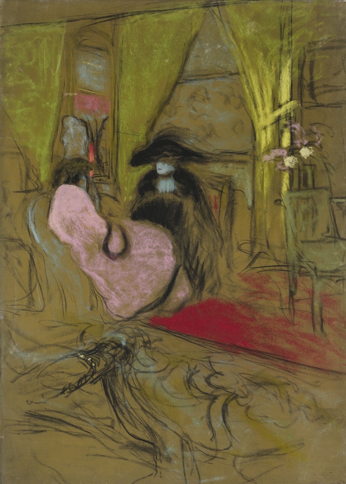 LES DEUX COUSINS by Édouard Vuillard
