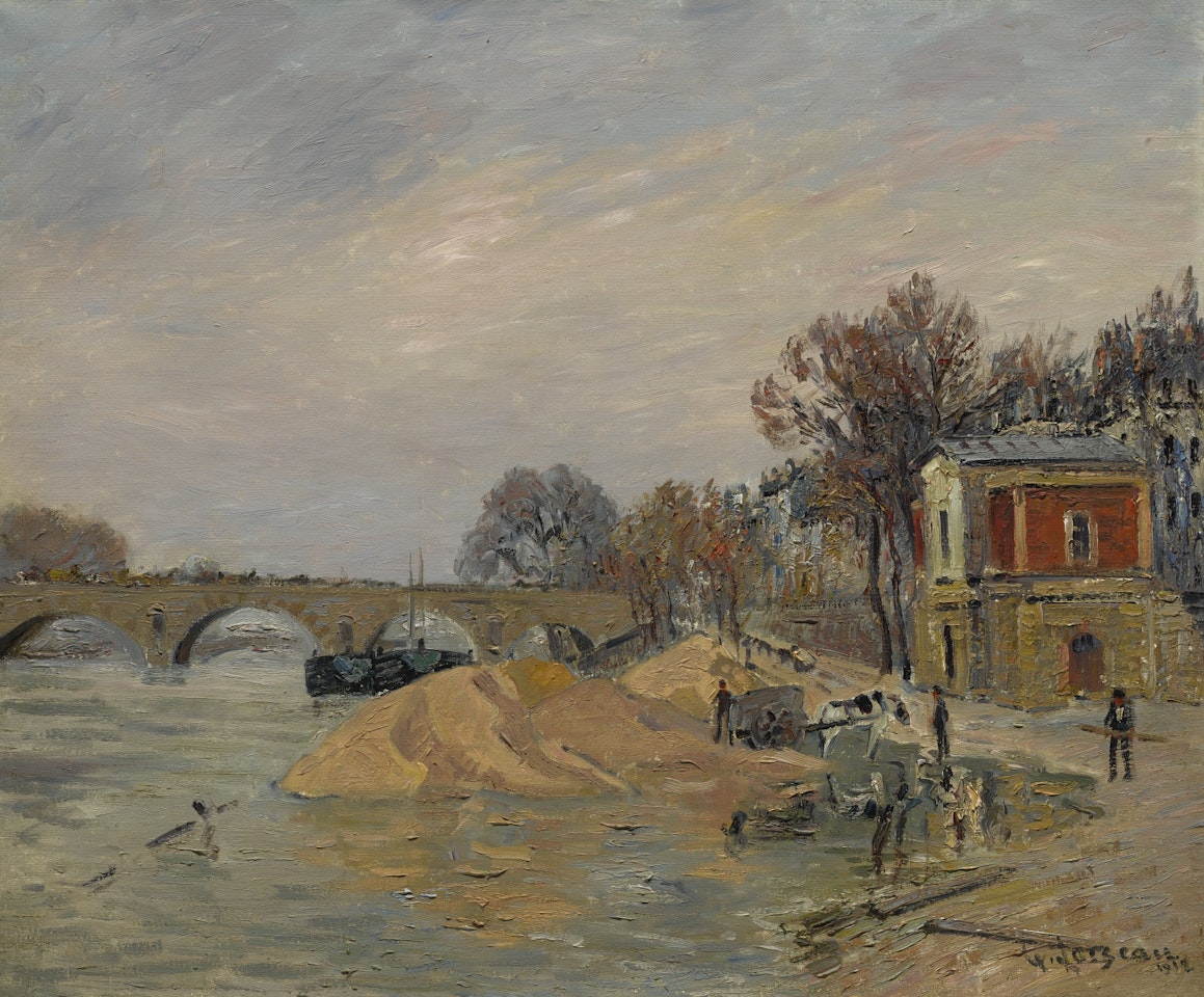 LE PONT MARIE À PARIS by Gustave Loiseau