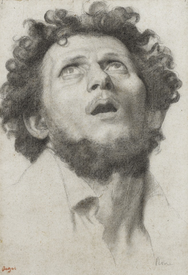 TÊTE D'HOMME by Edgar Degas