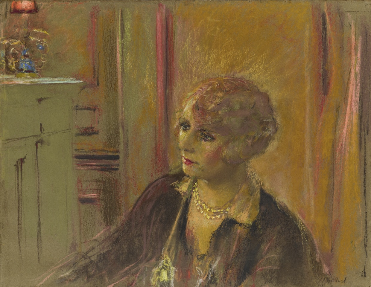 PORTRAIT DE GABRIELLE JONAS by Édouard Vuillard