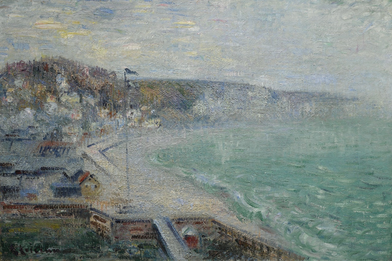 LA PLAGE DE FÉCAMP by Gustave Loiseau