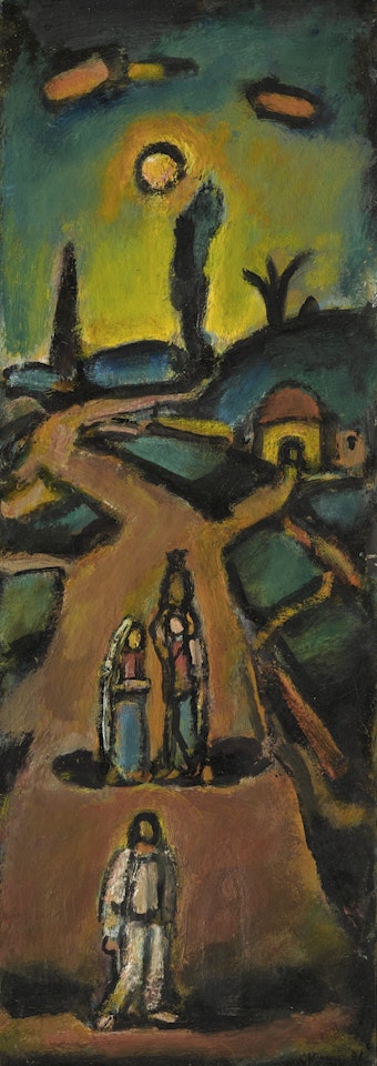 LA ROUTE (PAYSAGE BIBLIQUE) by Georges Rouault