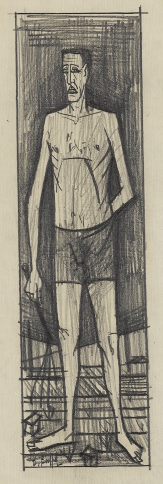 HOMME DEBOUT by Bernard Buffet