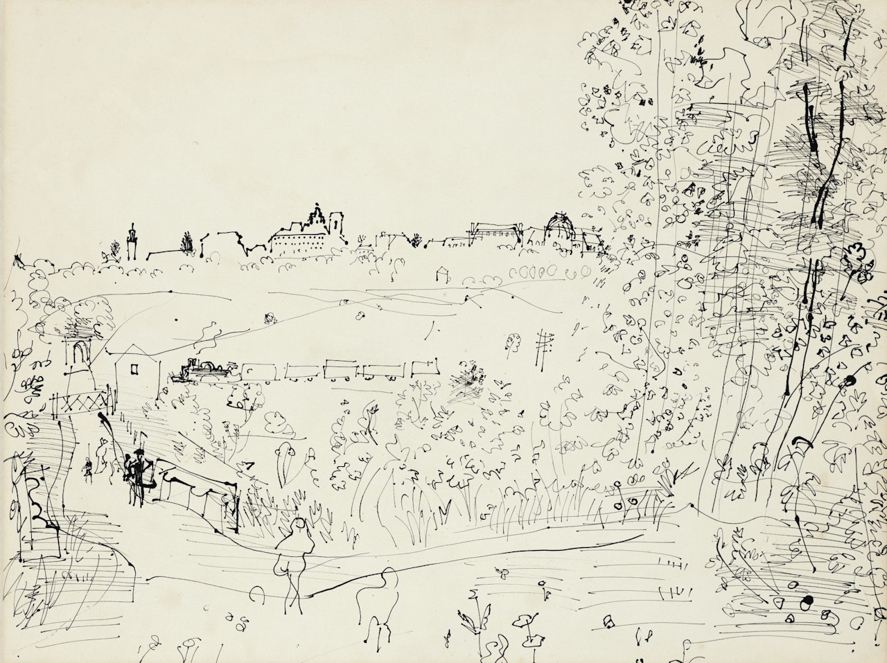 LANGRES by Raoul Dufy