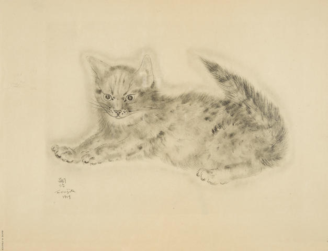 19 Plates, from A Book of Cats by Leonard Tsuguharu Foujita