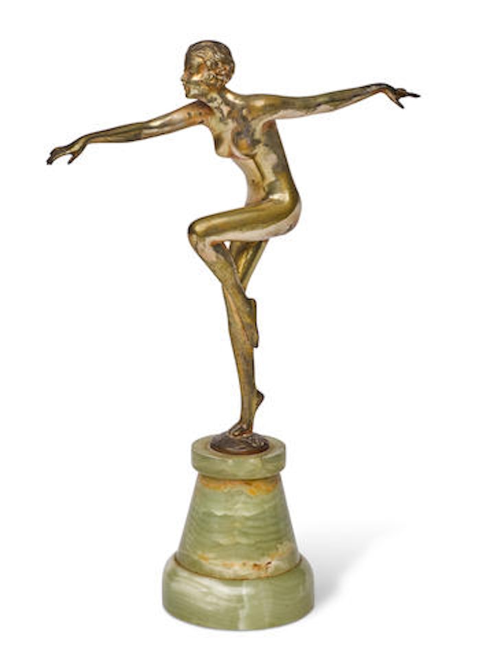 A Nude Dancer by Josef Lorenzl