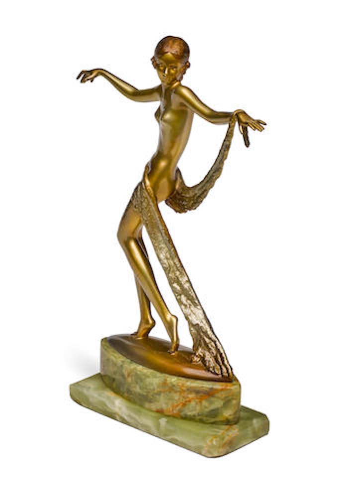 A scarf dancer by Josef Lorenzl