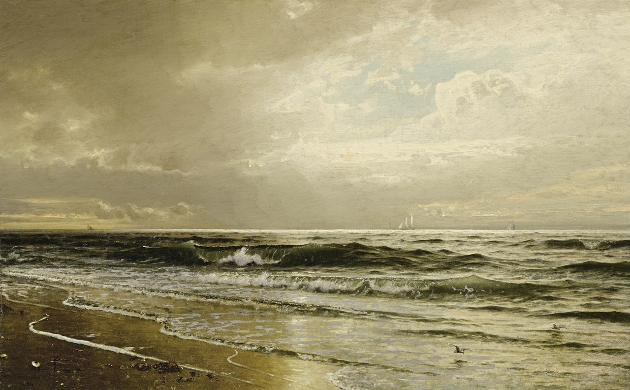 AFTERNOON, LONG BEACH, N.J. by William Trost Richards