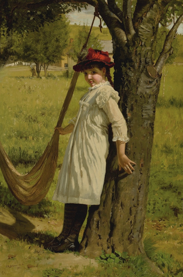 GIVE ME A SWING? by John George Brown