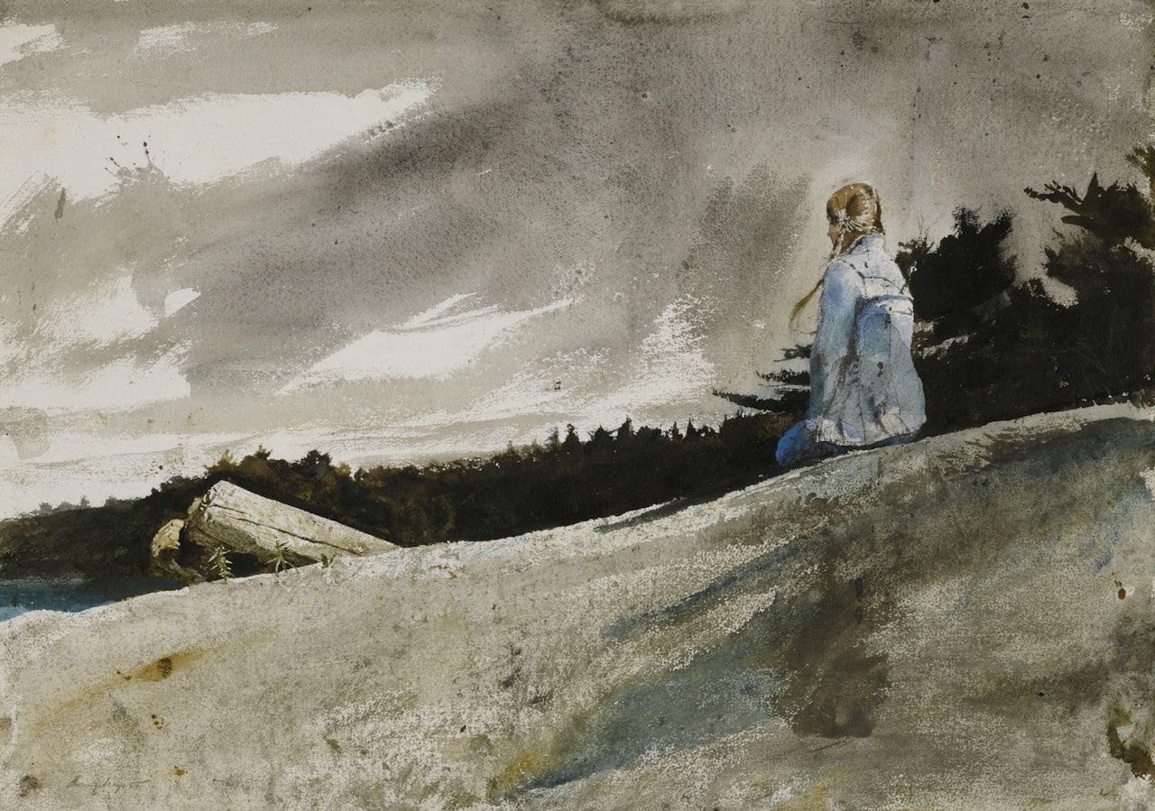KNAPSACK by Andrew Wyeth