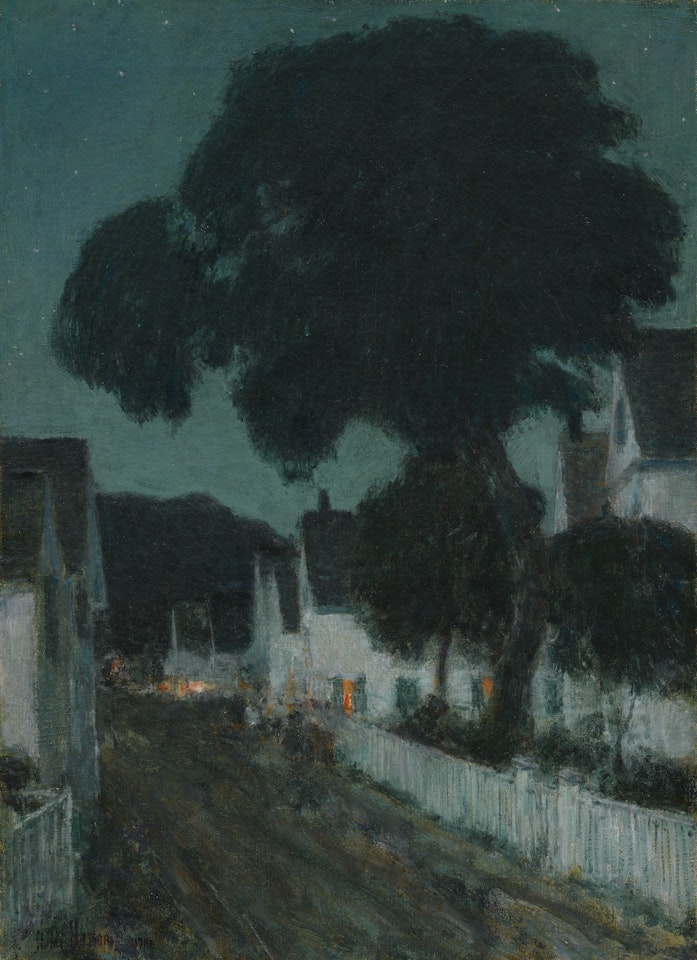 NOCTURNE, PROVINCETOWN by Childe Hassam