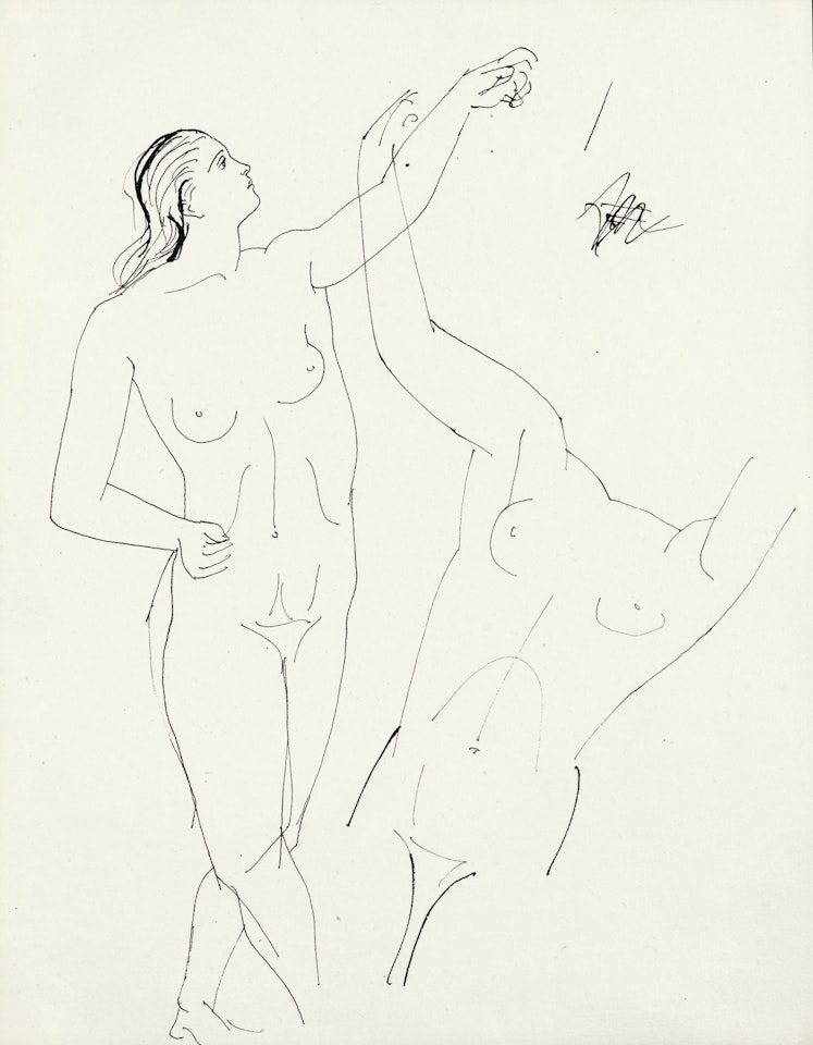 NU ET ESQUISSE DE NU by Pablo Picasso