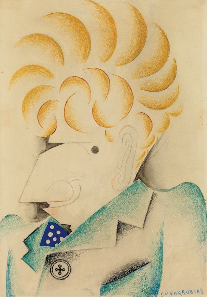 Portrait Of Alexander Brook by Miguel Covarrubias