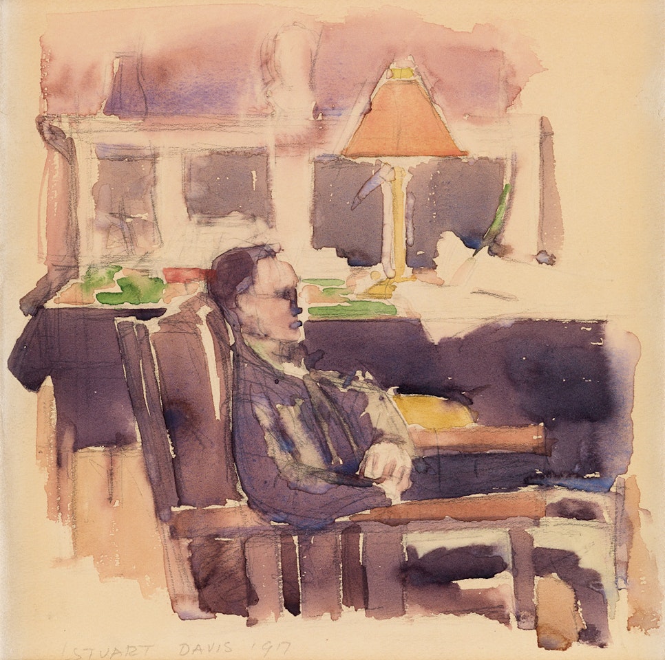 Seated Man by Stuart Davis