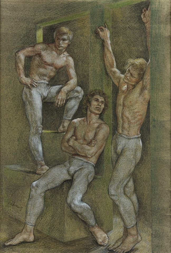 Backstage Dancers #2 by Paul Cadmus