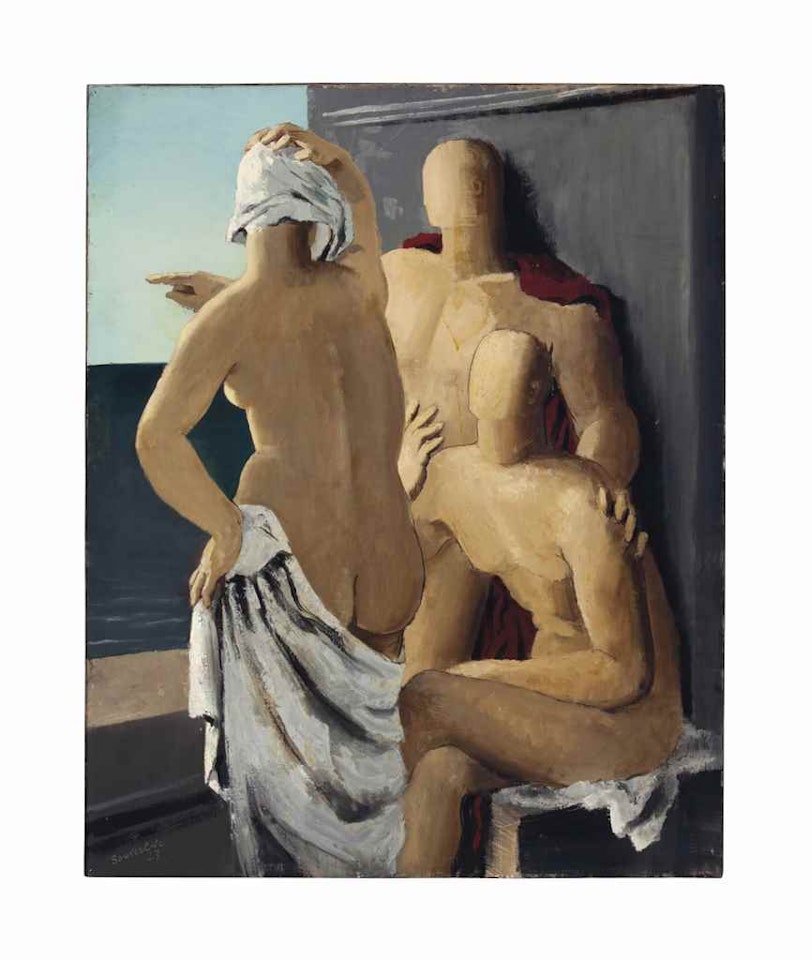 Figures by the Mediterranean by Jean Souverbie