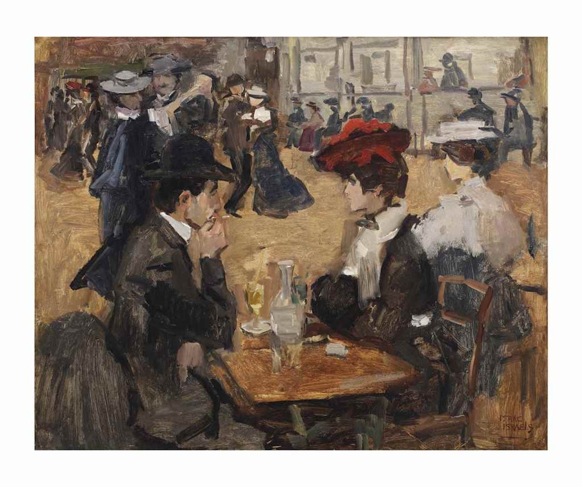 Café dansant, Moulin de la Galette, Paris by Isaac Israels