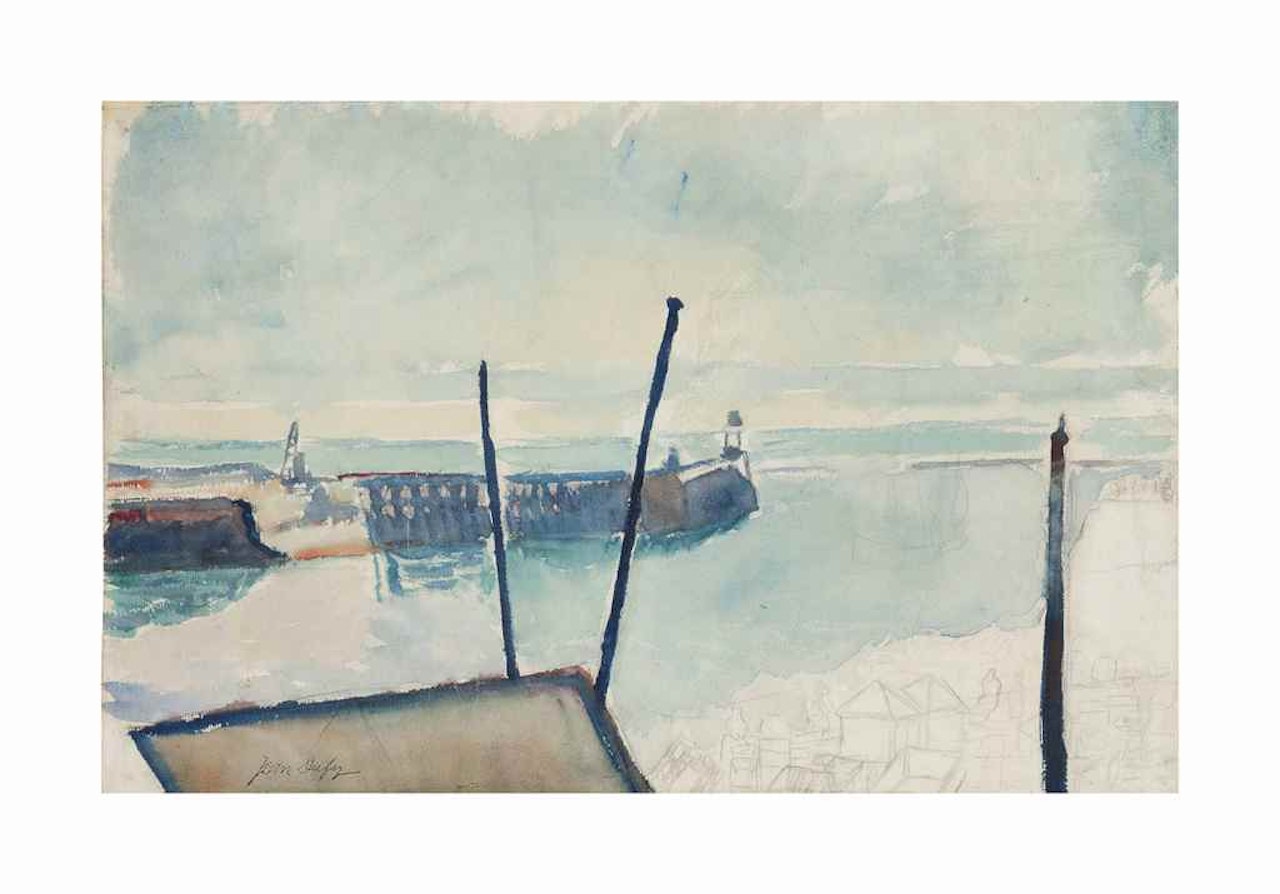 Le Phare, l'Entree du Port by Jean Dufy