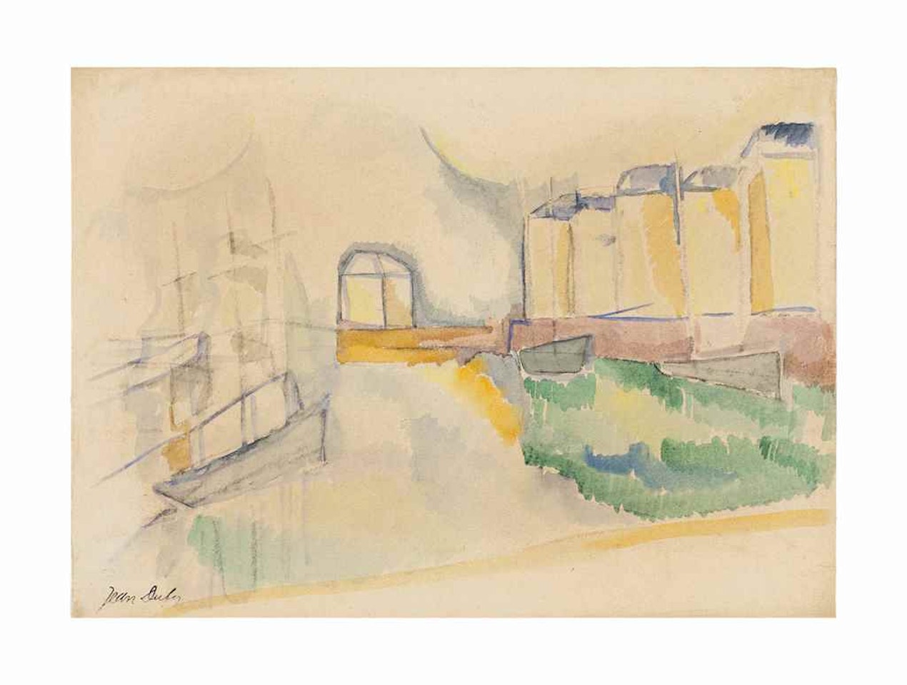 Bateaux au Port by Jean Dufy