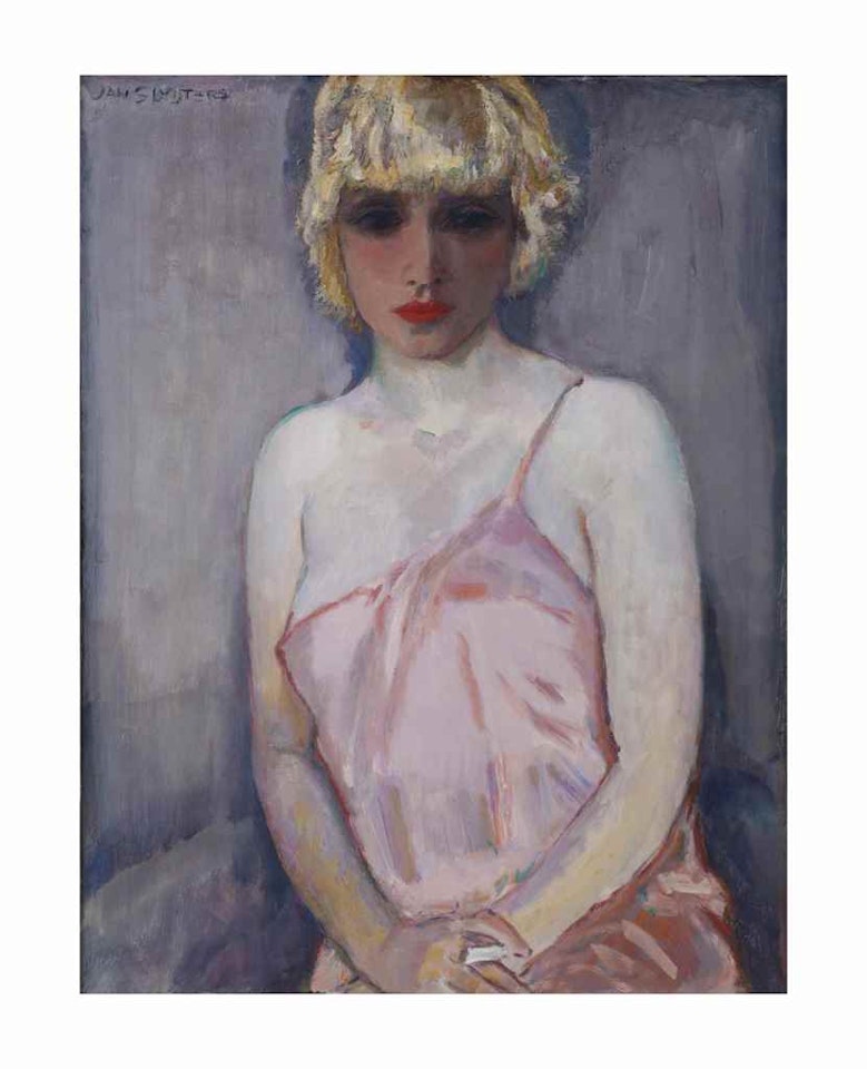 Young woman with cigarette by Jan Sluyters