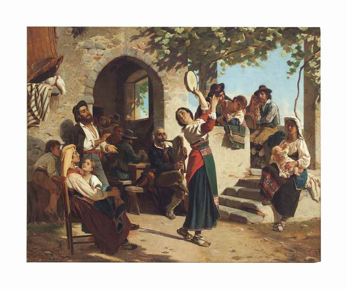 The Gypsy Dance by Luigi Bechi