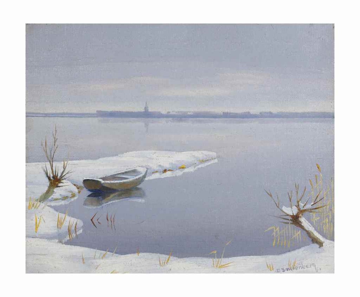 Loosdrechtse plassen in winter by Dirk Smoorenberg