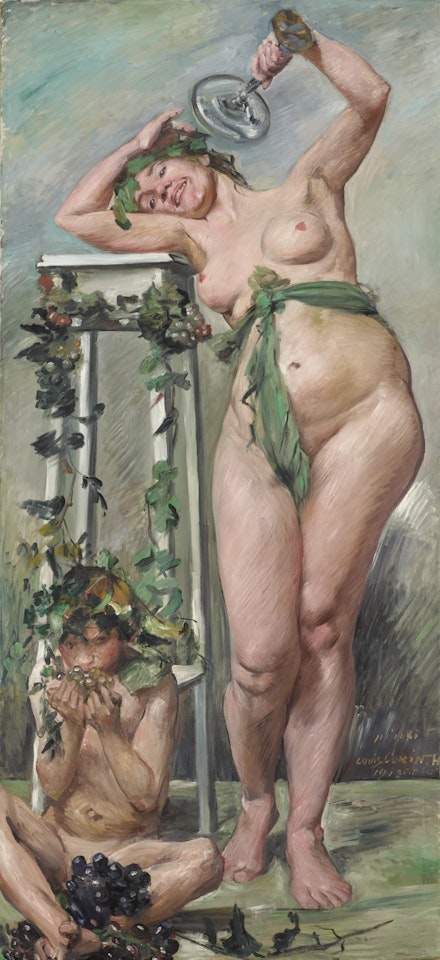 BACCHANTIN  by Lovis Corinth