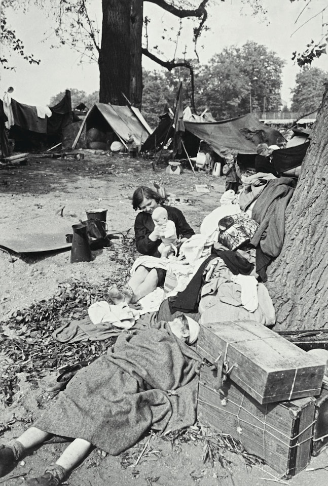 LE RETOUR, DISPLACED PERSONS, DESSAU by Henri Cartier-Bresson