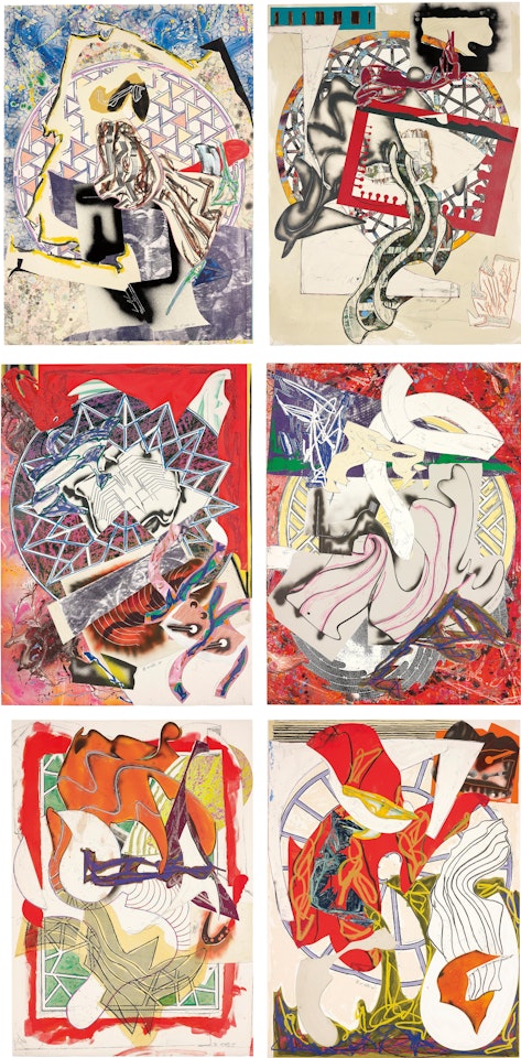 Waves I and II: six works by Frank Stella