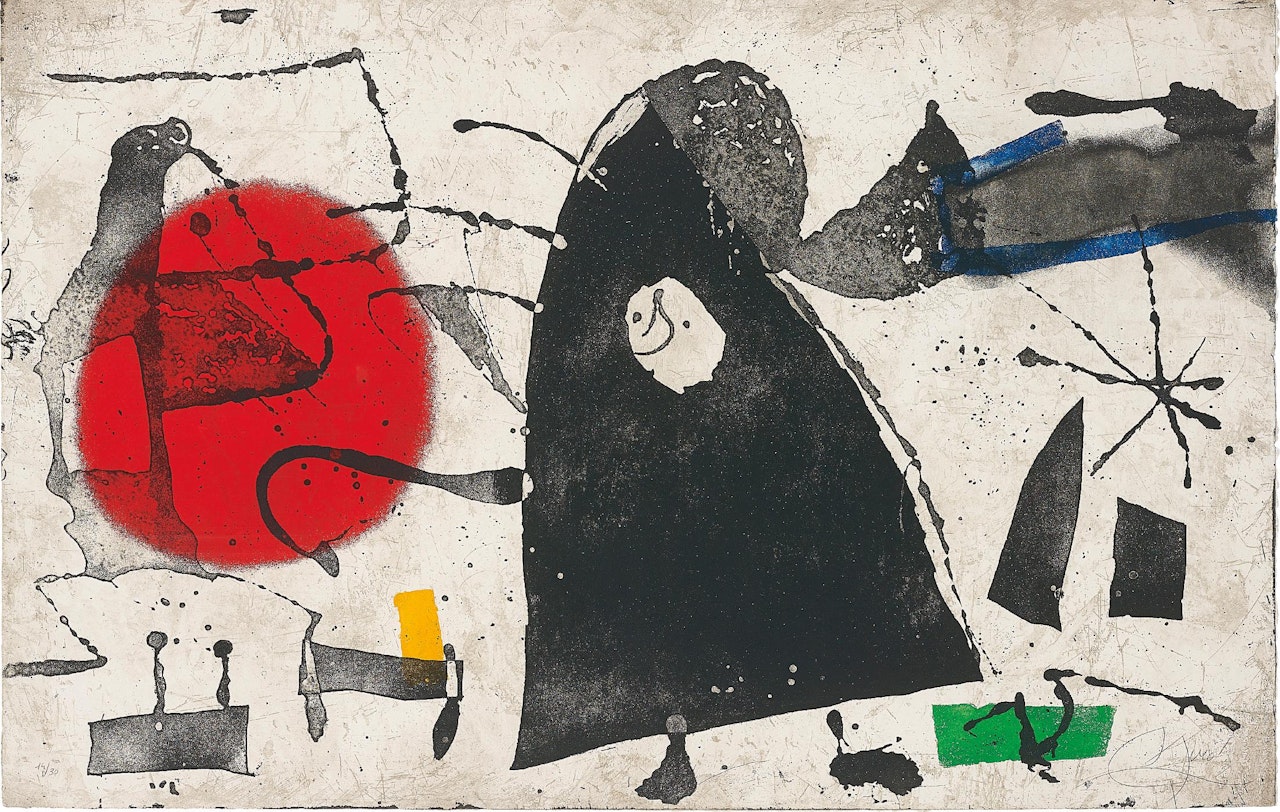 Els Gossos (The Dogs) by Joan Miró