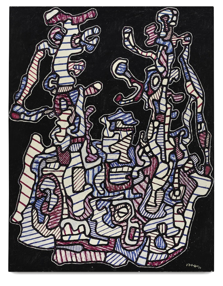LE BATEAU II by Jean Dubuffet
