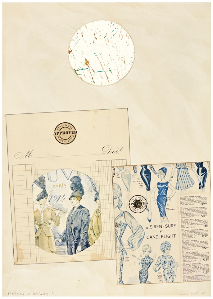 SIRÈNES, SI REINES! LA RACE DES SIRÈNES EST PROBABLEMENT DESTINÉE À DI... by Max Ernst