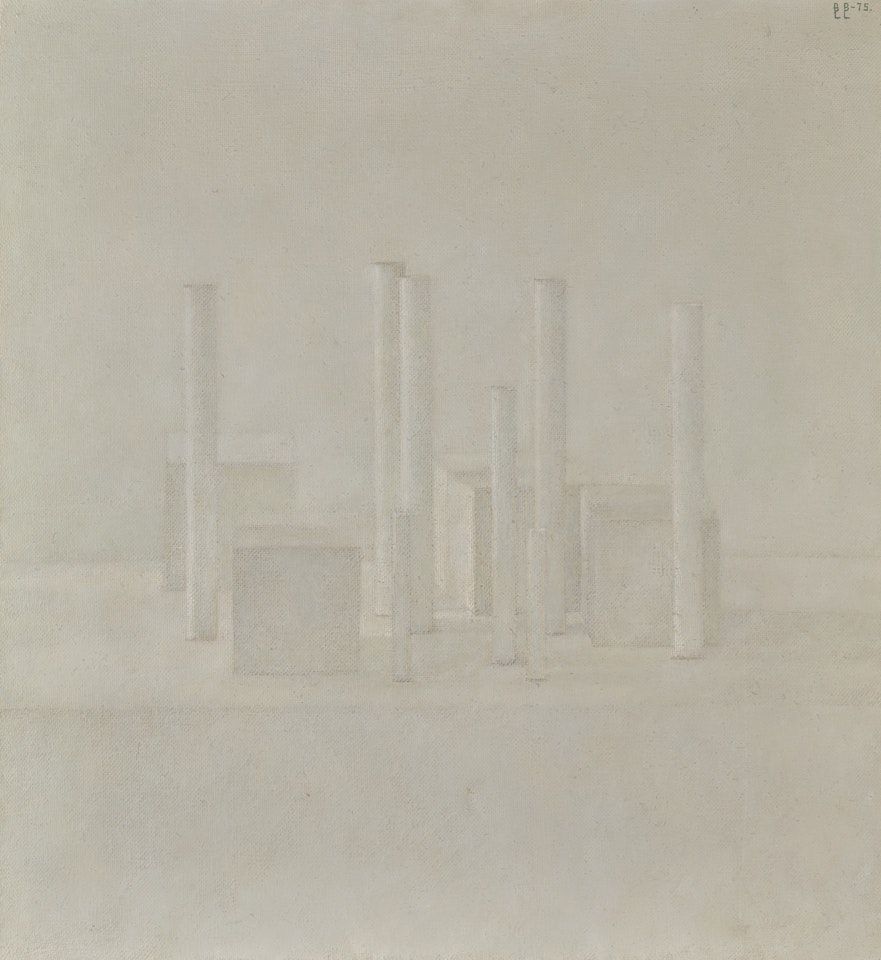 STILL LIFE WITH CUBES AND CYLINDERS by Vladimir Weisberg