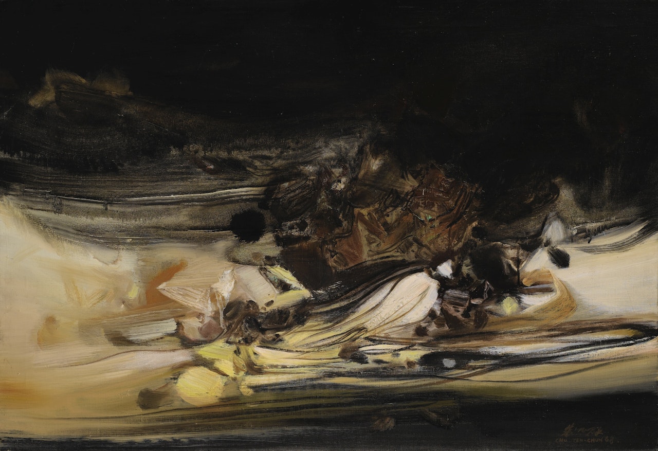 COMPOSITION NO. 279 by Chu Teh-Chun