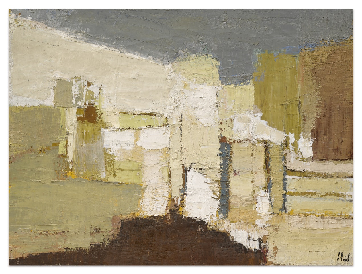 PAYSAGE À AGRIGENTE by Nicolas de Staël