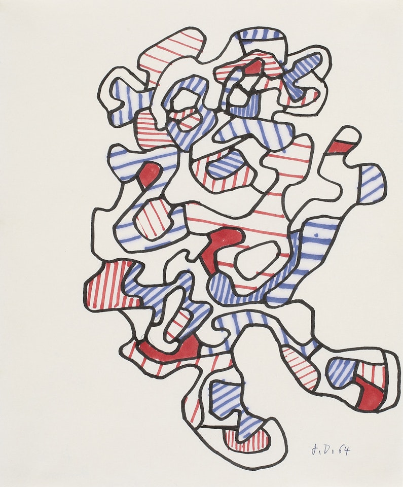 PERSONNAGE XXV by Jean Dubuffet