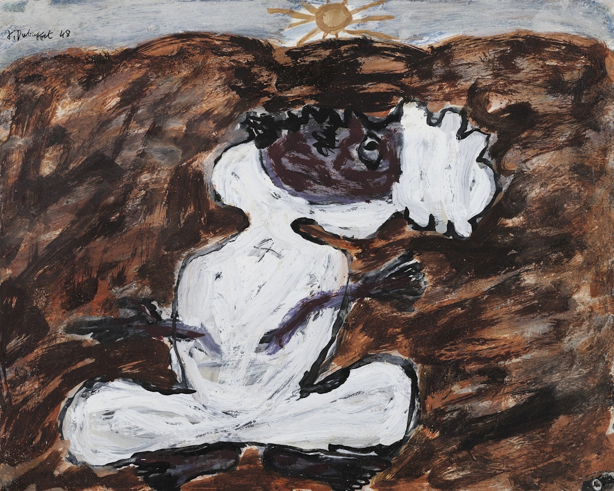 ARABE EN PRIÈRE by Jean Dubuffet