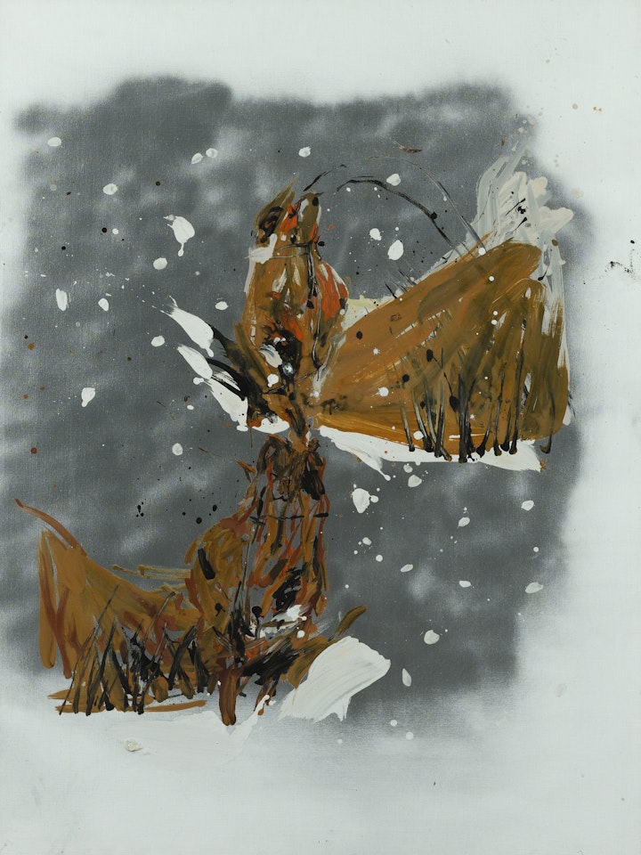 SCHNEEROMAN by Georg Baselitz