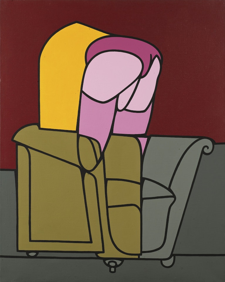 FIGURA IN CASA by Valerio Adami